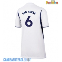 Camisa de time de futebol Tottenham Hotspur Jan Paul van Hecke #6 Replicas 1º Equipamento Feminina 2026-27 Manga Curta